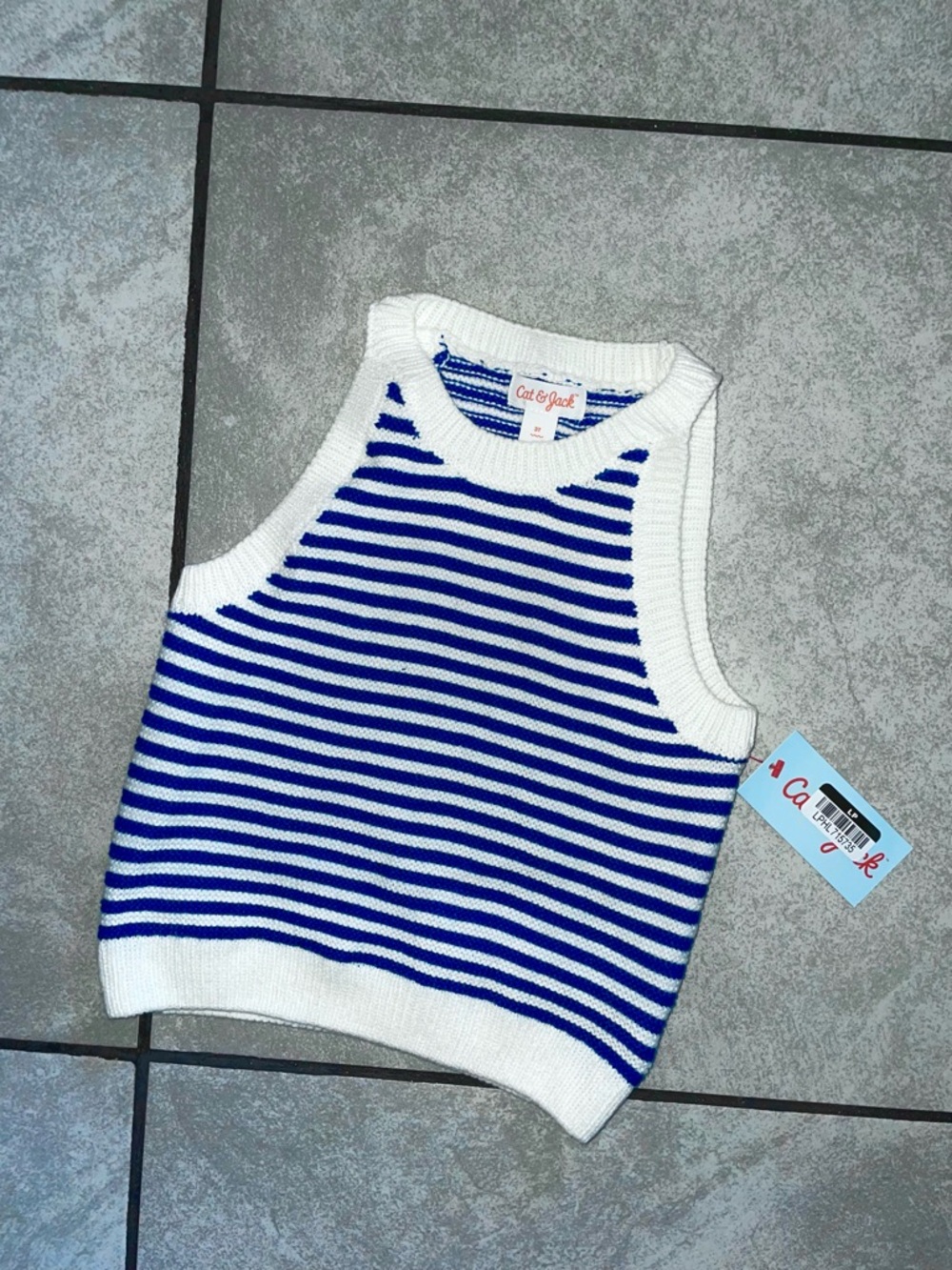 Girls knit tank 3T